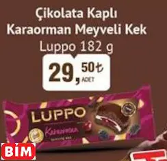 LUPPO ÇİKOLATA KAPLI KARAORMAN MEYVELİ KEK